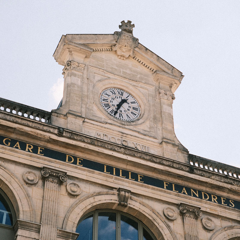 Arrive easily to Lille by train for your French immersion adventure Lille train station, easy access point for French immersion in northern France